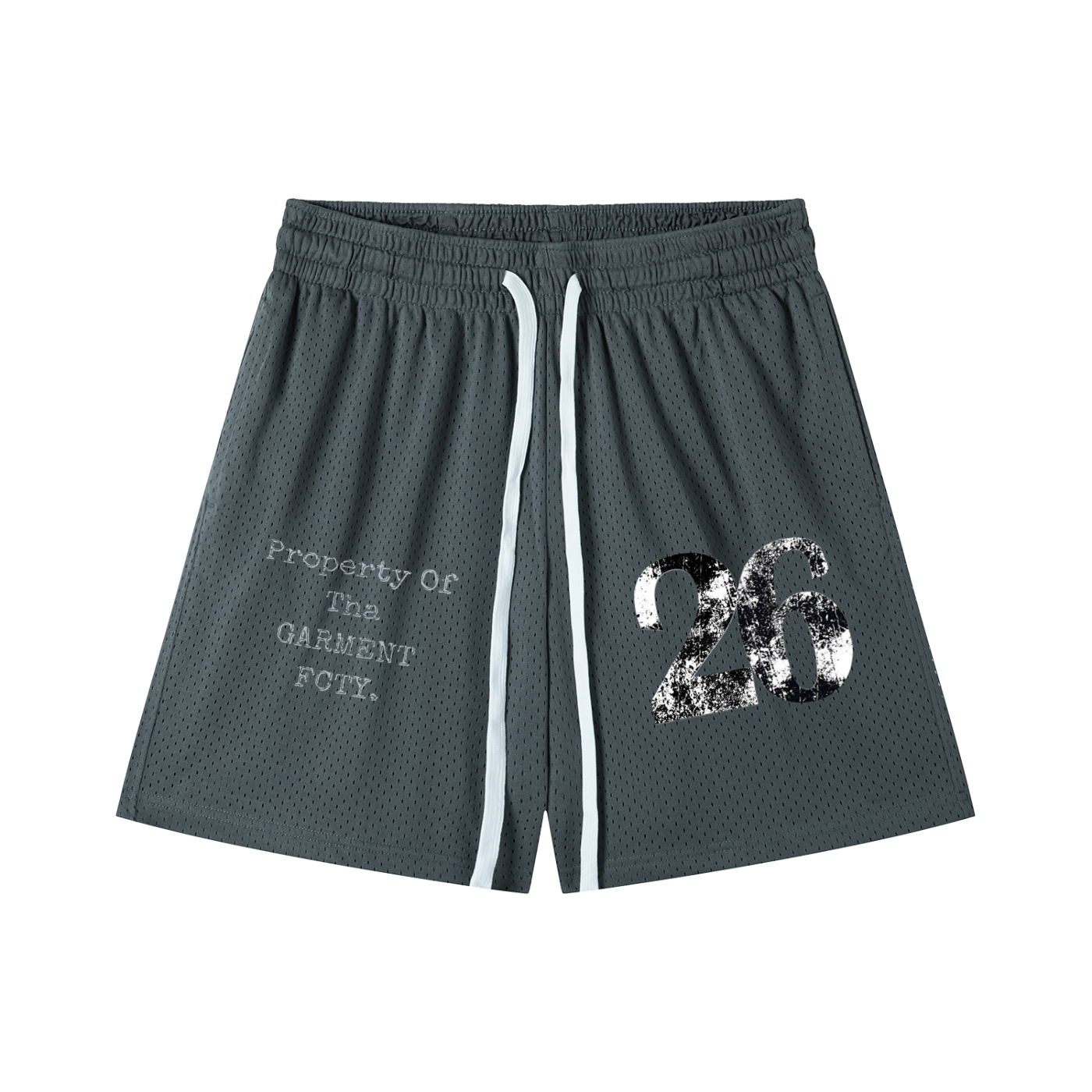 Mesh Drawstring Shorts
