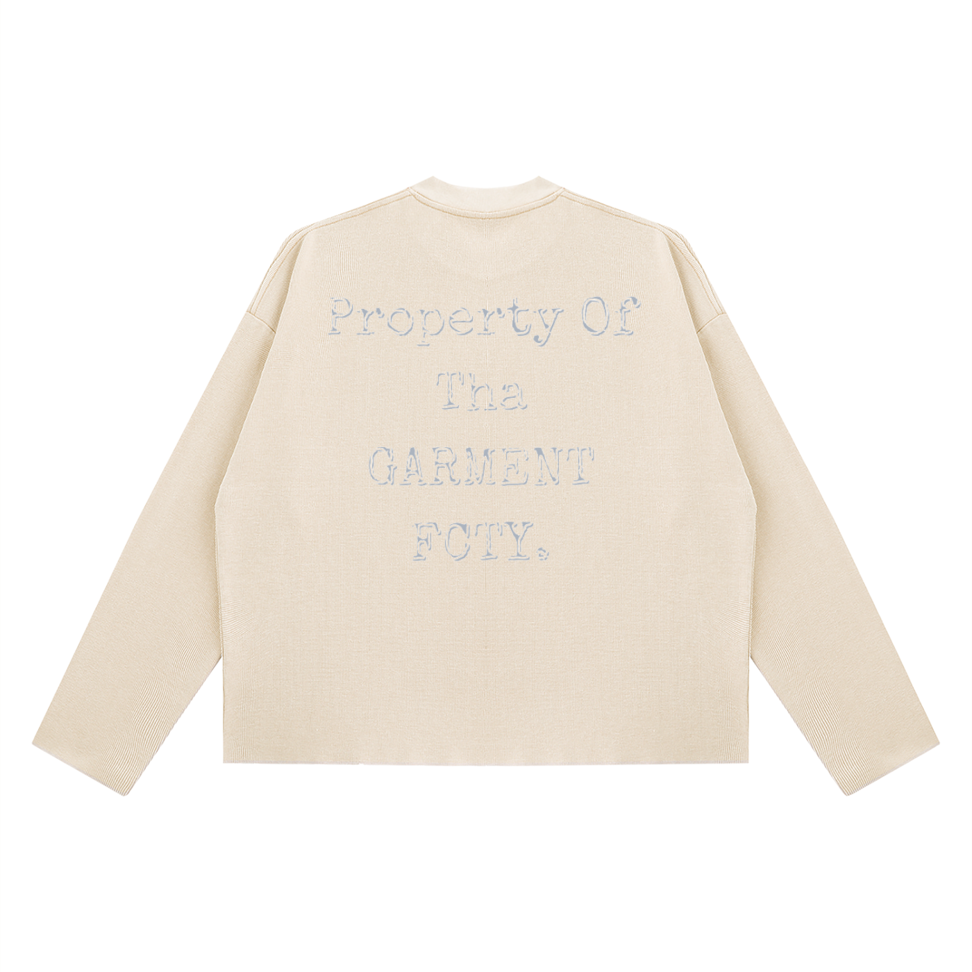 Unisex Vintage Wash Boxy  Waffle Raw Edge T-Shirt